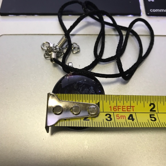 Marble Glass One of Kind Vintage Rare Handmade Necklace - Picture 16 of 16